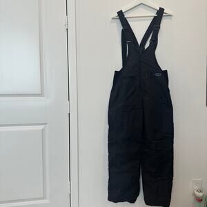 Vintage Ski Gear black adjustable snow bib overalls pants snowboarding skiing M
